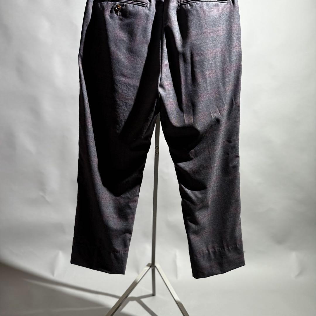 WACKOMARIA DORMEUIL社製 ワンタックウールスラックス S