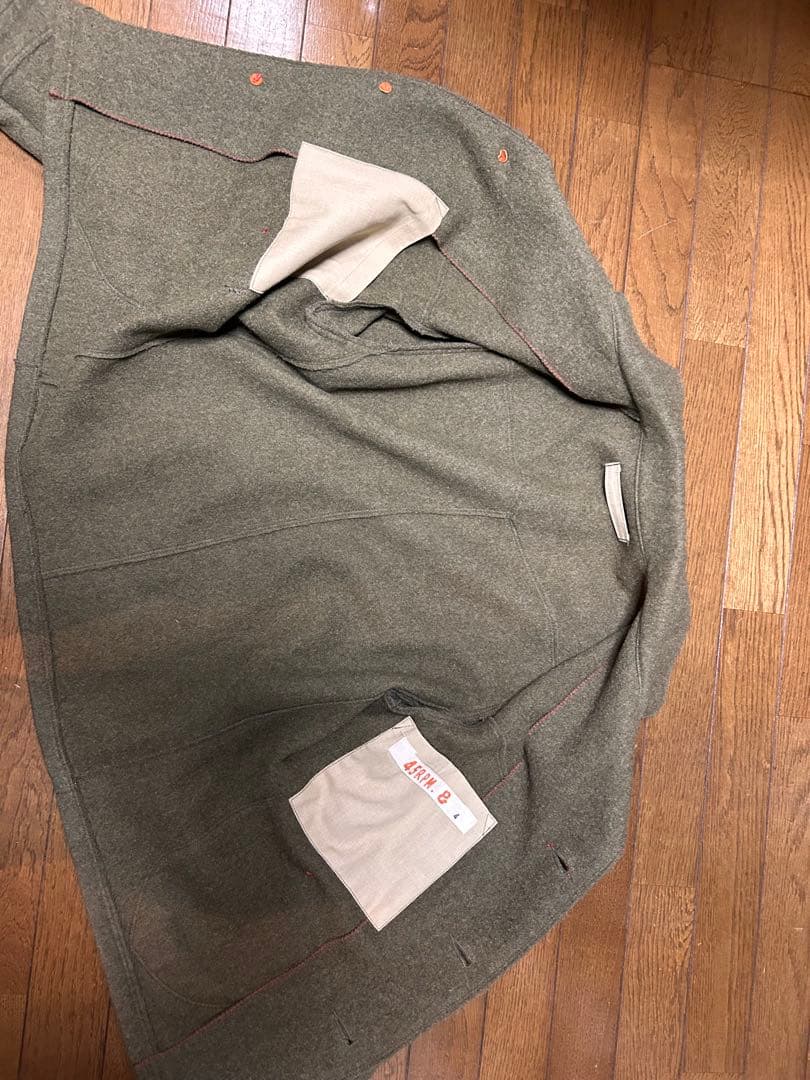 45RPM グレー ウール カバーオール M