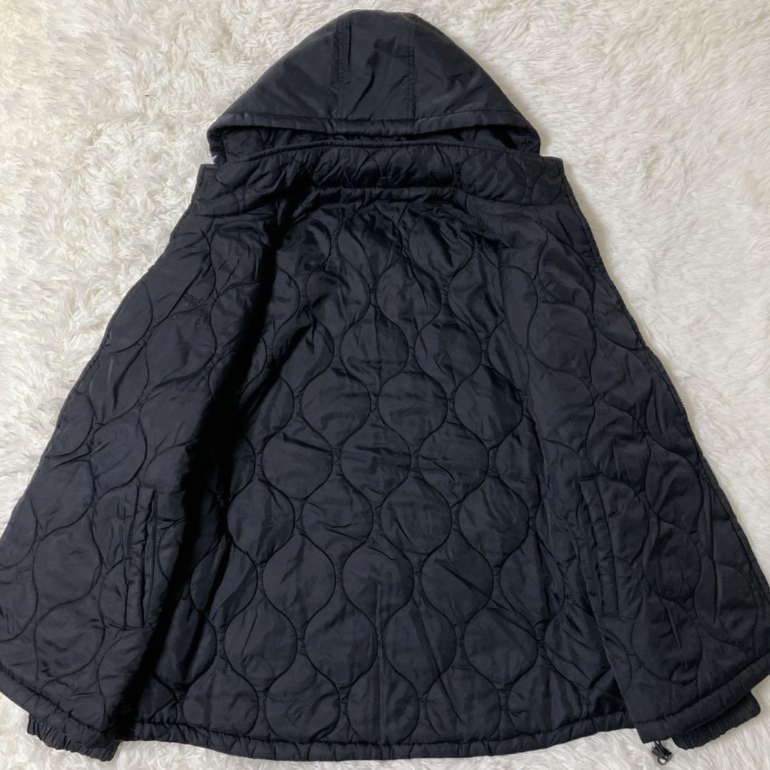 【人気】X-GIRL REVERSIBLE QUILTED JACKET L 黒