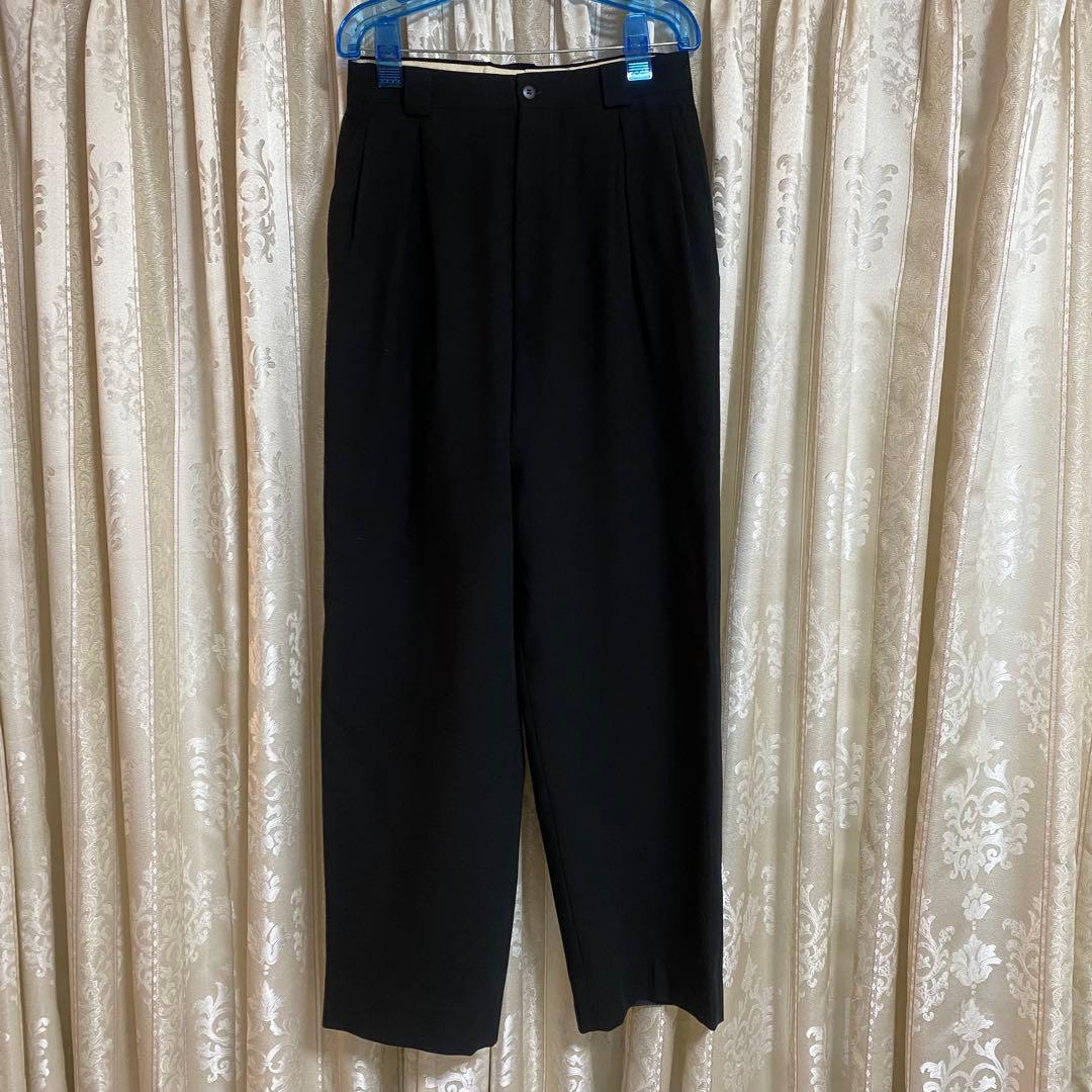 1997 Giorgio Armani 黒タグ 黒スラックス archive