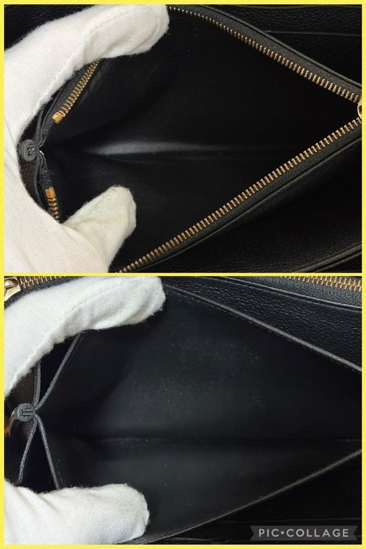 【極美品】ルイヴィトン モノグラム アンプラント ブラック 長財布