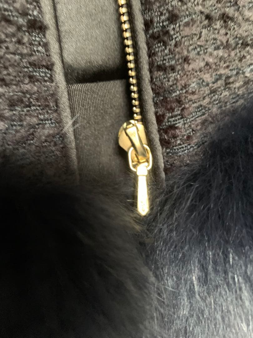 格安　Drawer ファーツイード ジレ'24年HIVER 新品同様