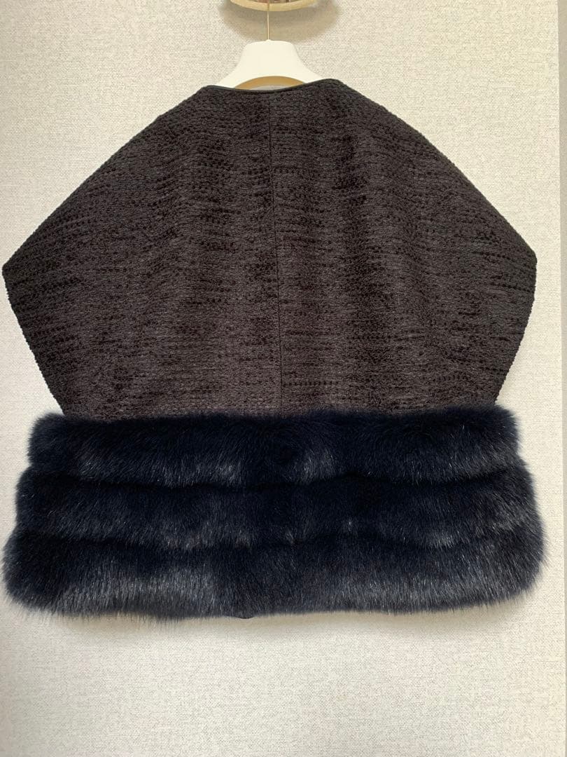 格安　Drawer ファーツイード ジレ'24年HIVER 新品同様