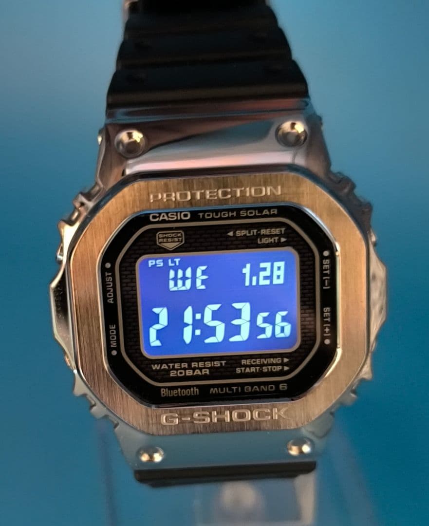G-SHOCK GMW−B5000-1JFメタルカバーソーラー電波