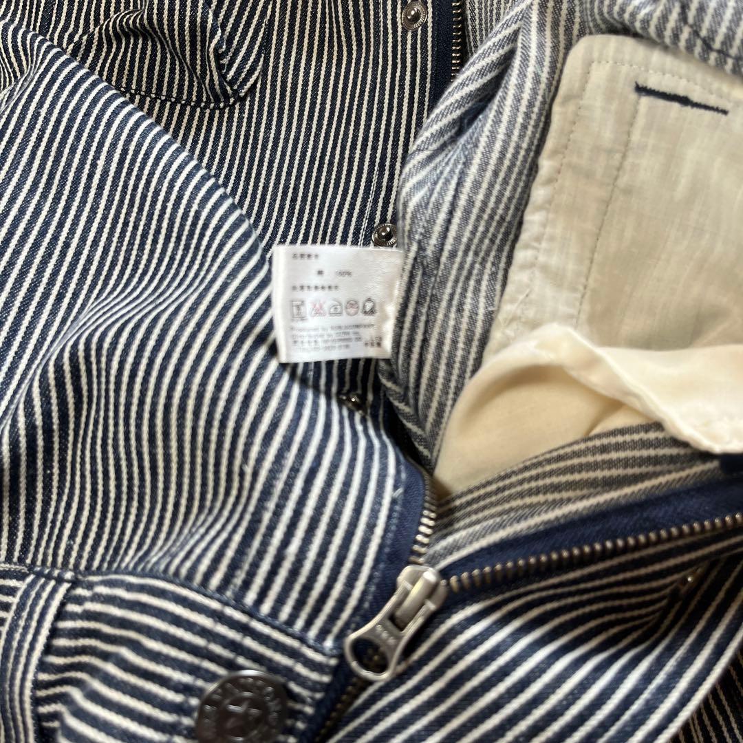 バンソン　オーバーオール　サイズＳ ストライプ