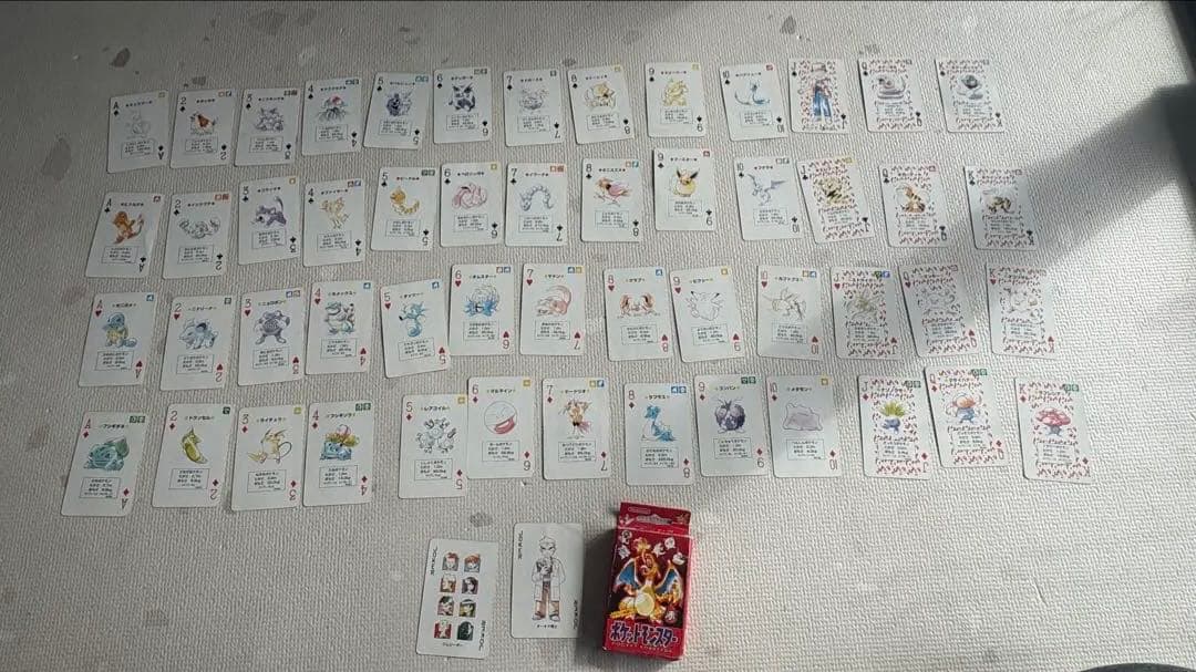 ポケットモンスター 赤 トランプ 64枚セット