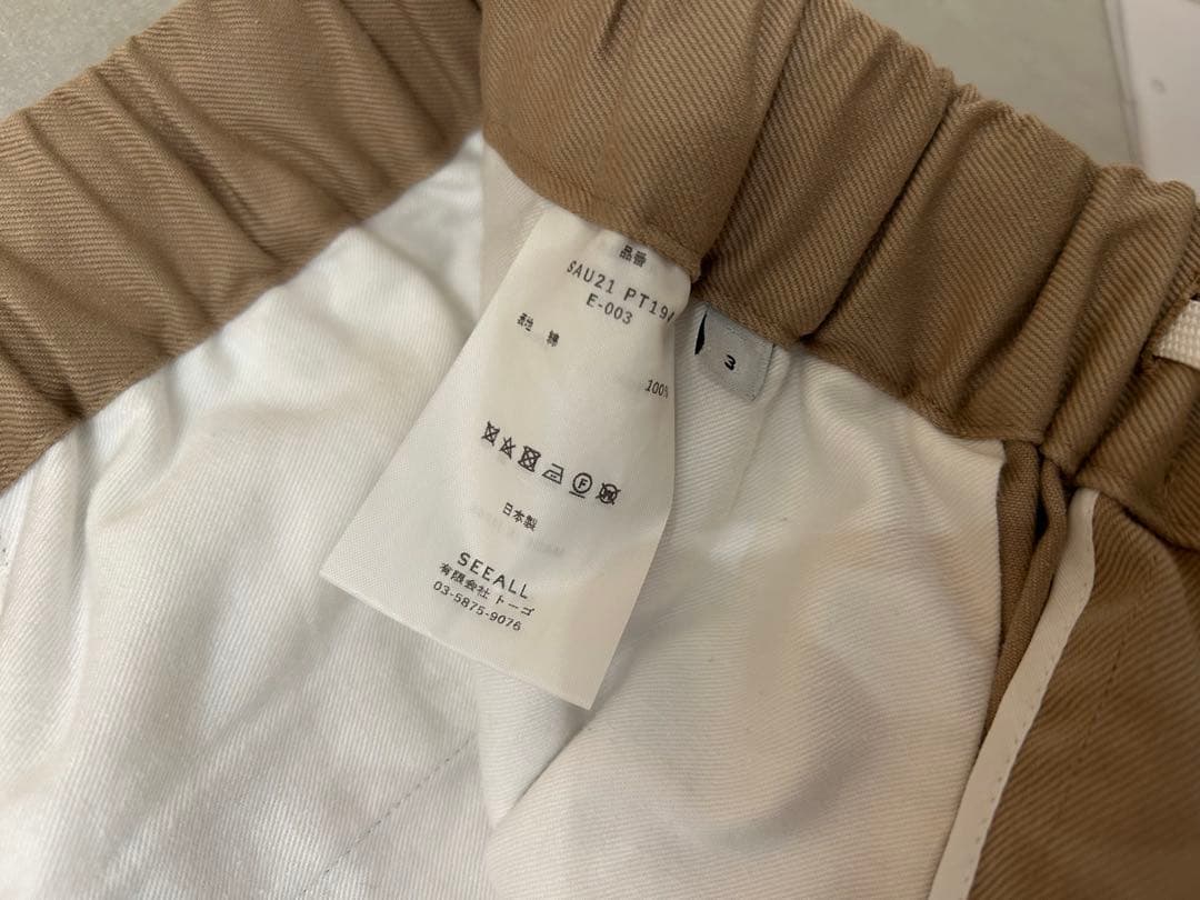 パンツ SEEALL ELASTIC SUPER BUGGY PANTS 3