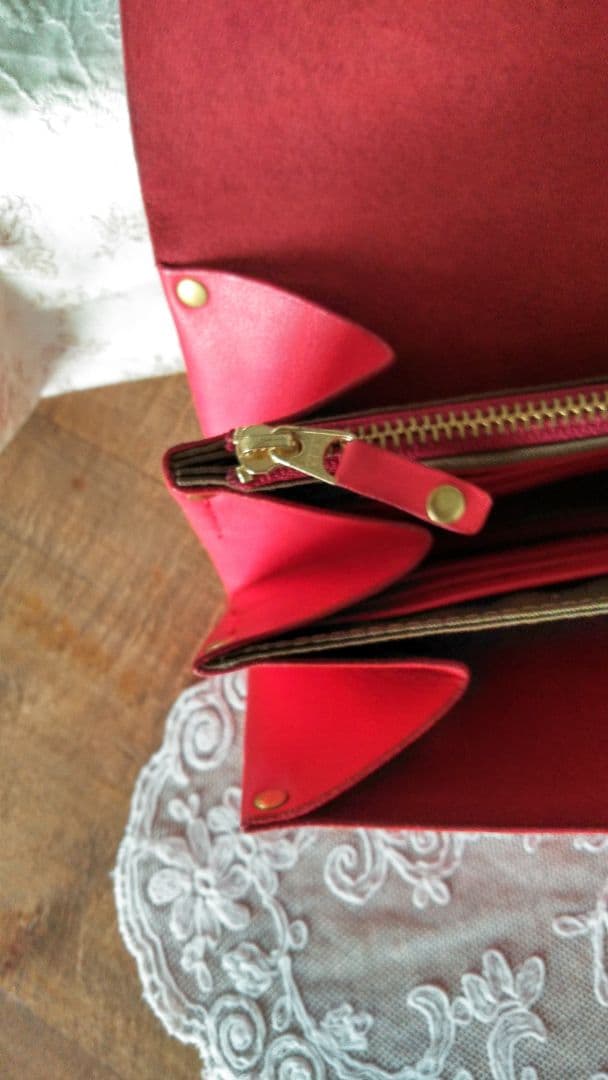 【新品未使用】限定品　ダマスキーナ　ヴィンテージレザー　ウォレット　長財布