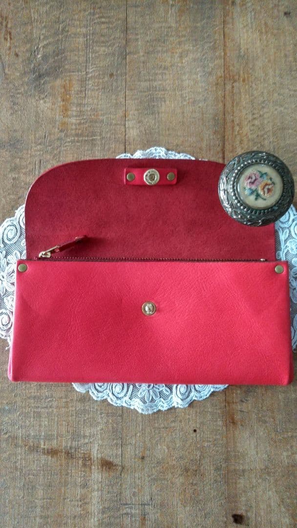 【新品未使用】限定品　ダマスキーナ　ヴィンテージレザー　ウォレット　長財布