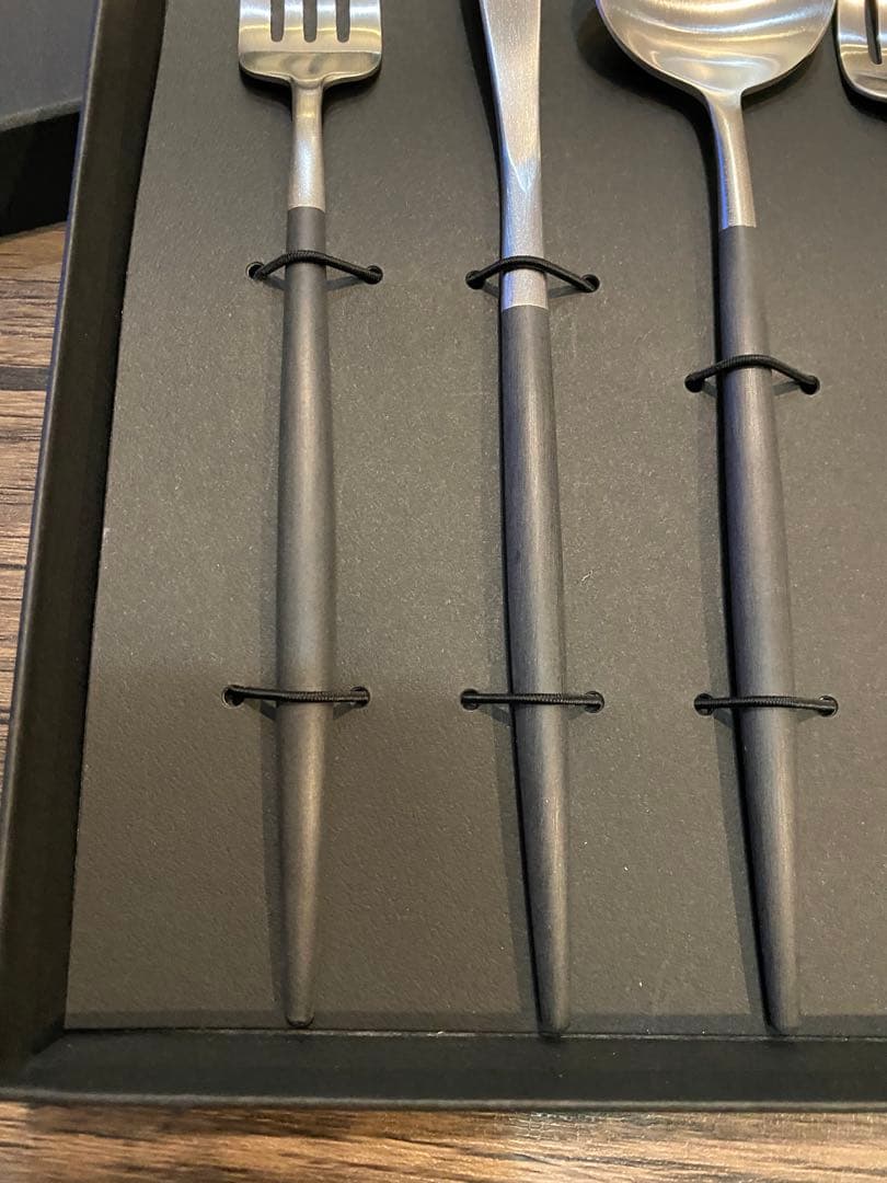 新品未使用　Cutipol GOA クチポール ゴア ブラックシルバー　6点