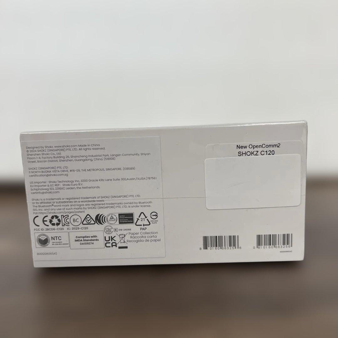 イヤホン 12581 Shokz OpenComm2 2025 Upgrade