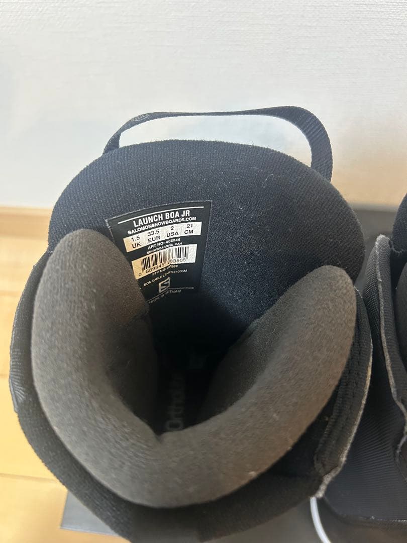 jr様　Salomon Launch Boa JR スノーボードブーツ 21cm