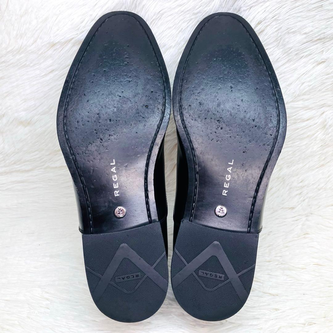 【極美品】REGAL 25㌢811R ストレートチップ ブラック　リーガル