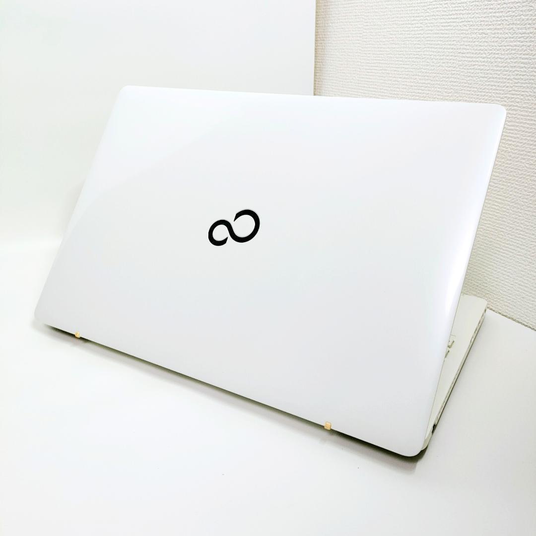 Corei7✨️Windows11/富士通/オフィス付き白ノートパソコン/DVD