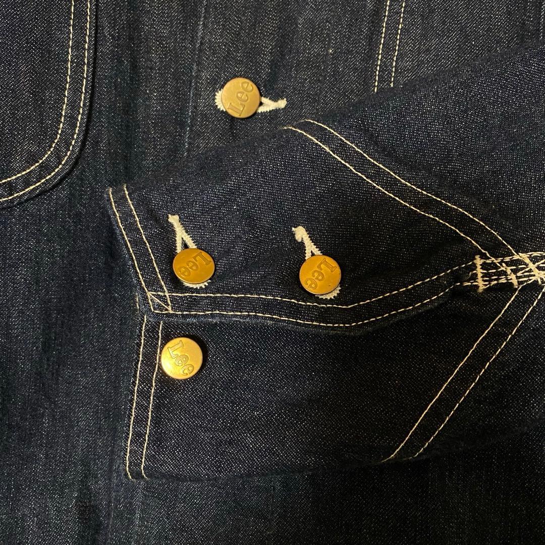 【美品】Lee 濃紺　91-j デニム カバーオール