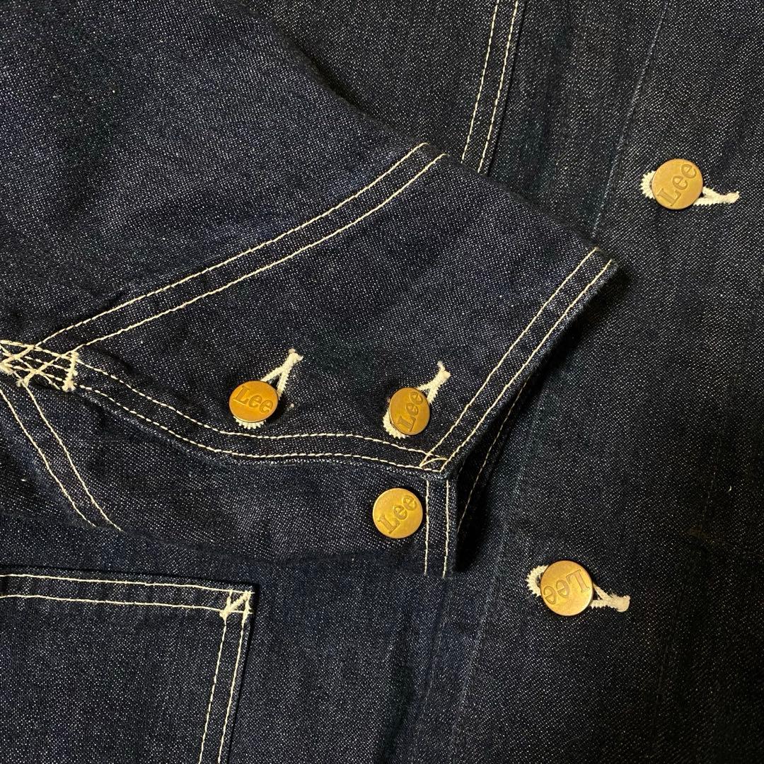 【美品】Lee 濃紺　91-j デニム カバーオール