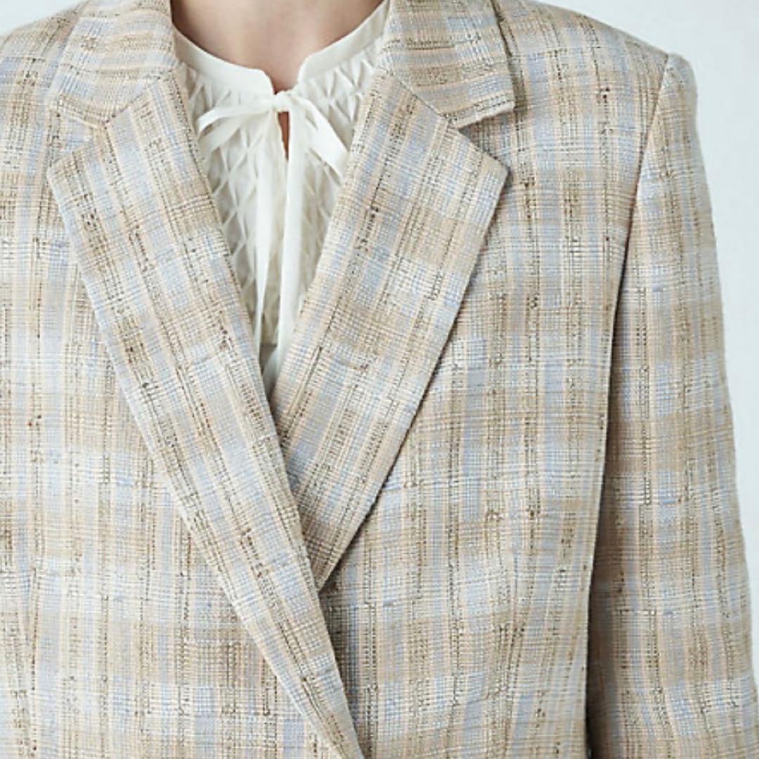 ✨新品タグ付き✨ボールジィ　カラープラッドツイード ダブルブレストジャケット