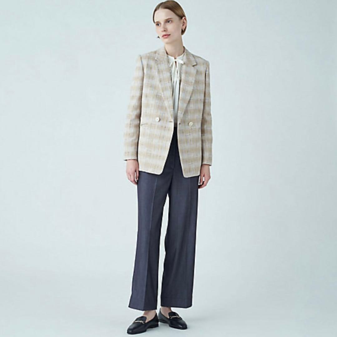 ✨新品タグ付き✨ボールジィ　カラープラッドツイード ダブルブレストジャケット