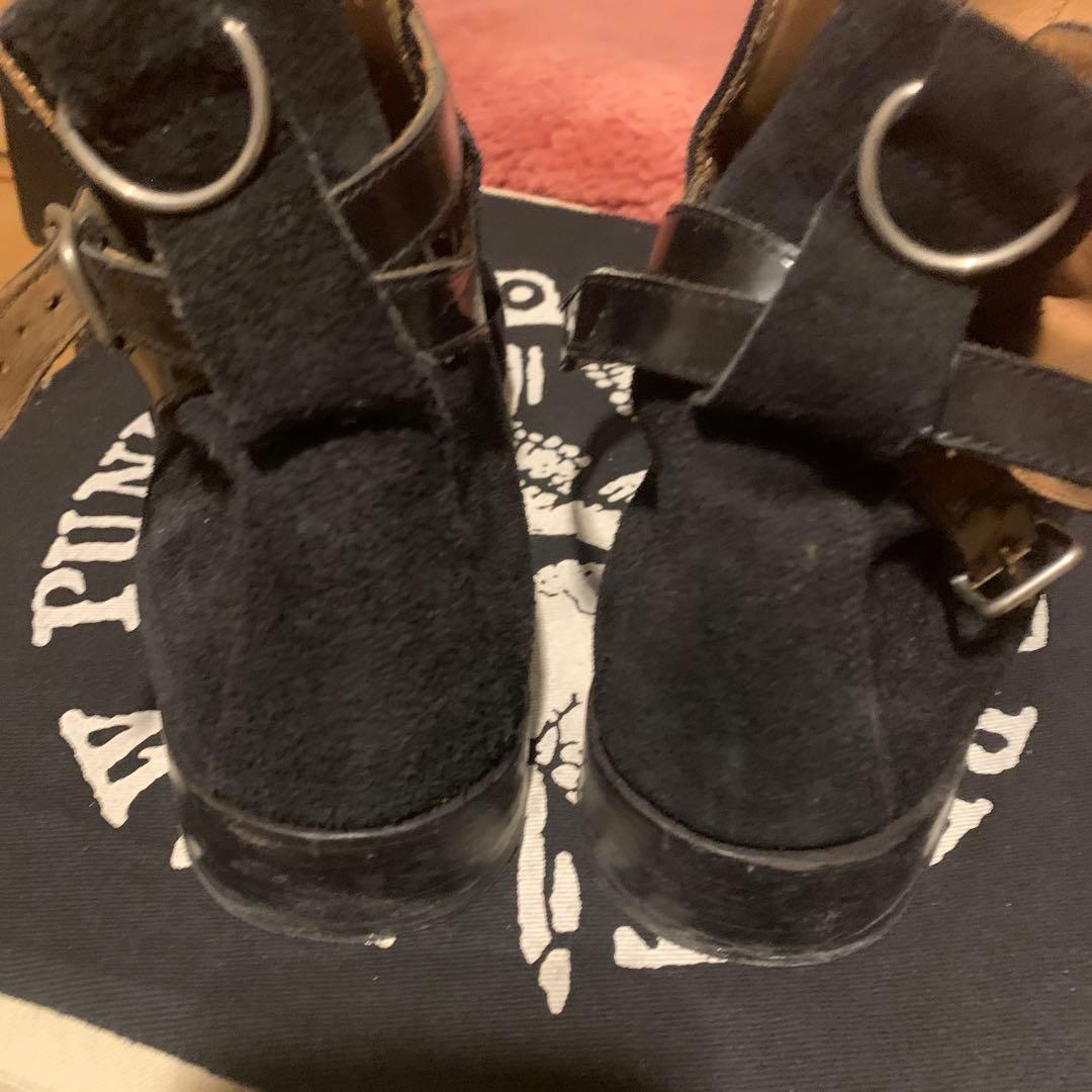 undercover ジョニオ愛用　ブラックスエードアンクルブーツ