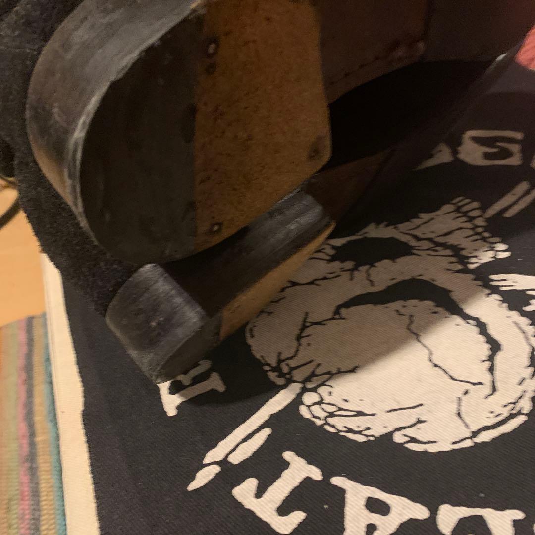 undercover ジョニオ愛用　ブラックスエードアンクルブーツ