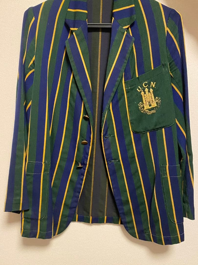 一点もの UK ヴィンテージ スクールジャケット（50〜70年代頃）＋マフラー