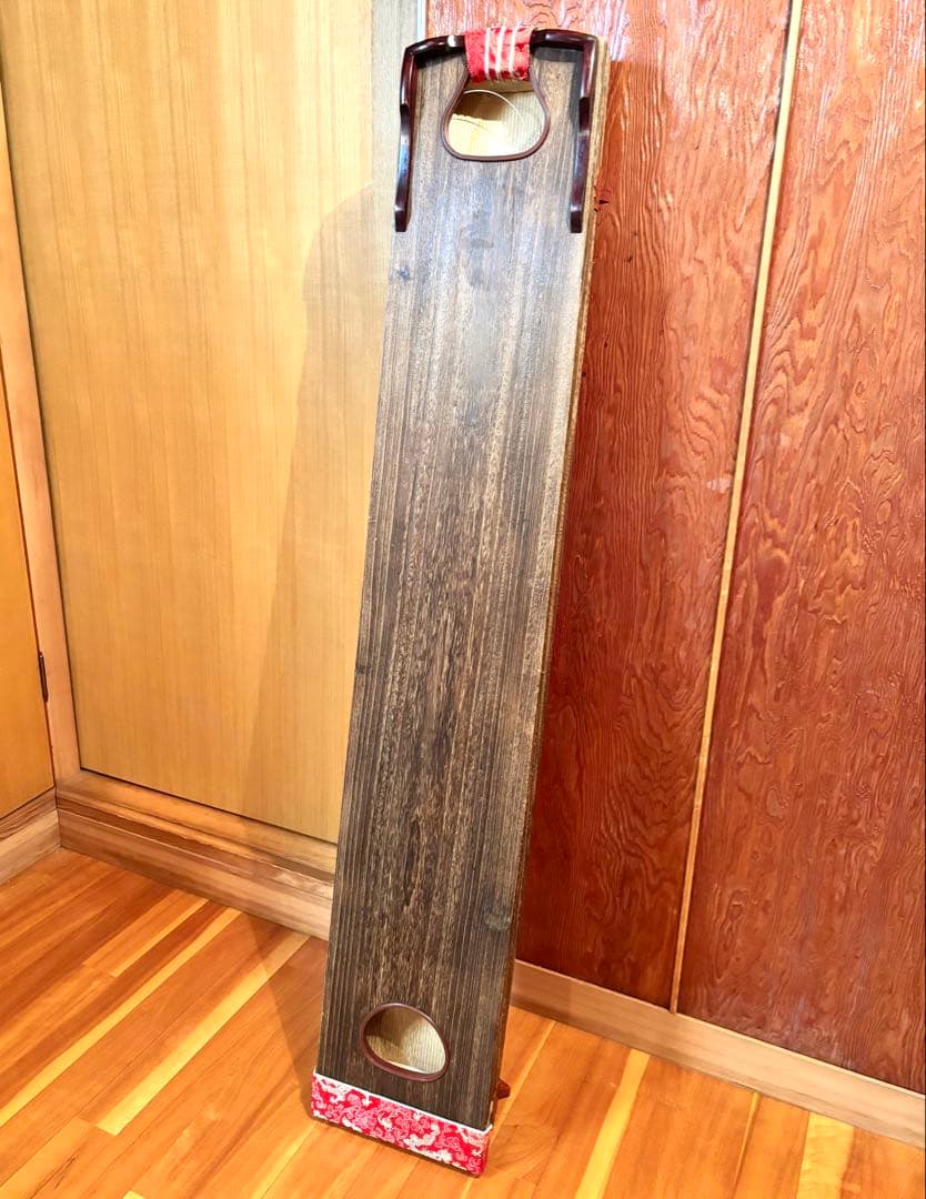 琴(コンパクトサイズ) 13弦 139cm すだれ彫り 琴柱/カバー/ケース