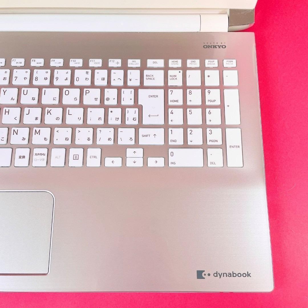 動作良好❣️ブルーレイ✨️おしゃれゴールド薄型ノートパソコン✨️快適SSDカメラ付き