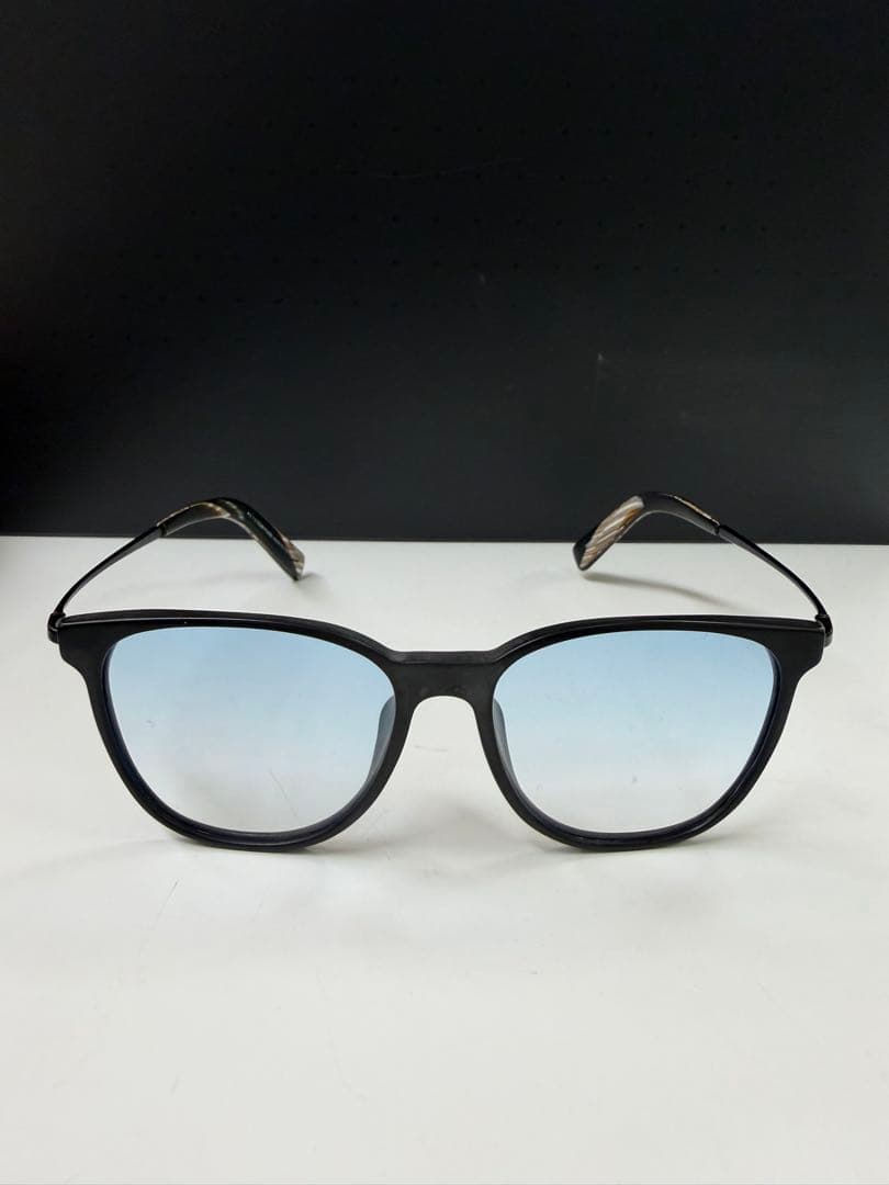 TOM FORD TF5384-F 002 黒 ライトブルー サングラス　メガネ