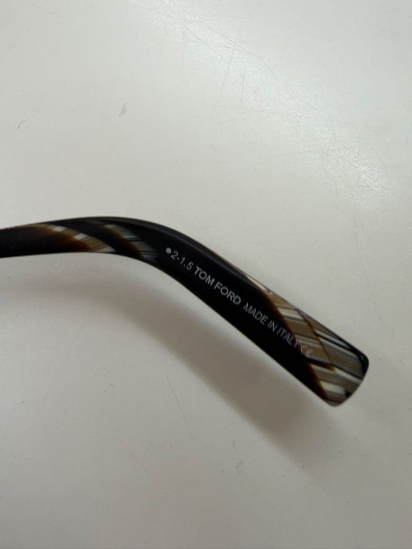 TOM FORD TF5384-F 002 黒 ライトブルー サングラス　メガネ