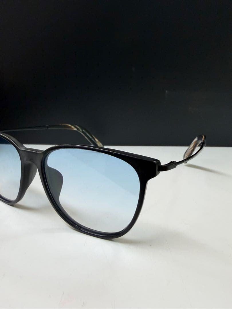 TOM FORD TF5384-F 002 黒 ライトブルー サングラス　メガネ