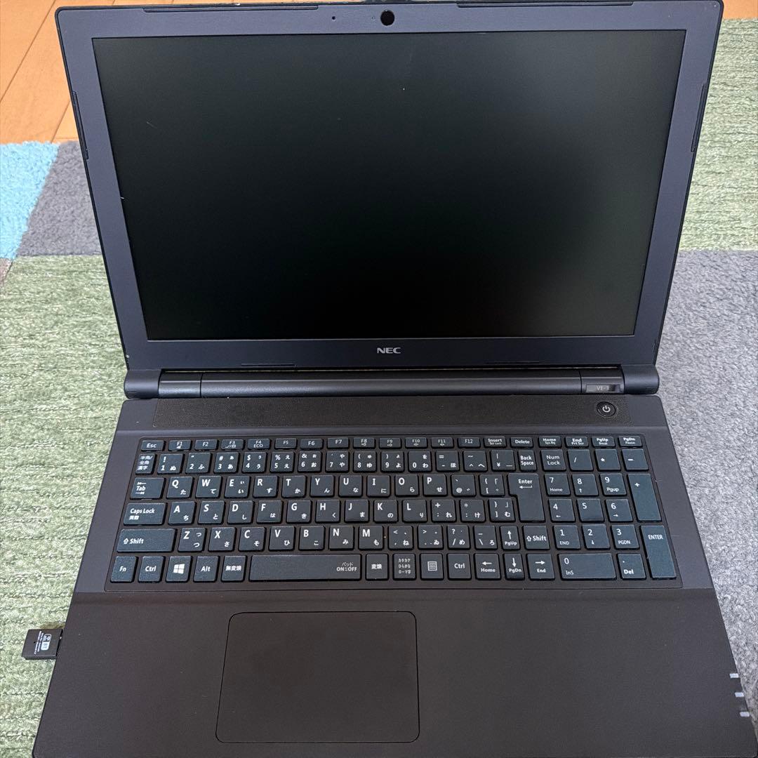 NEC ノートパソコン 15.6インチ ブラック