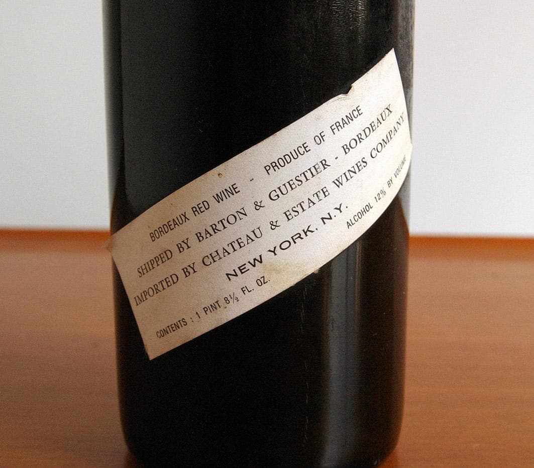 シャトー・ムートン・ロートシルト 1974年