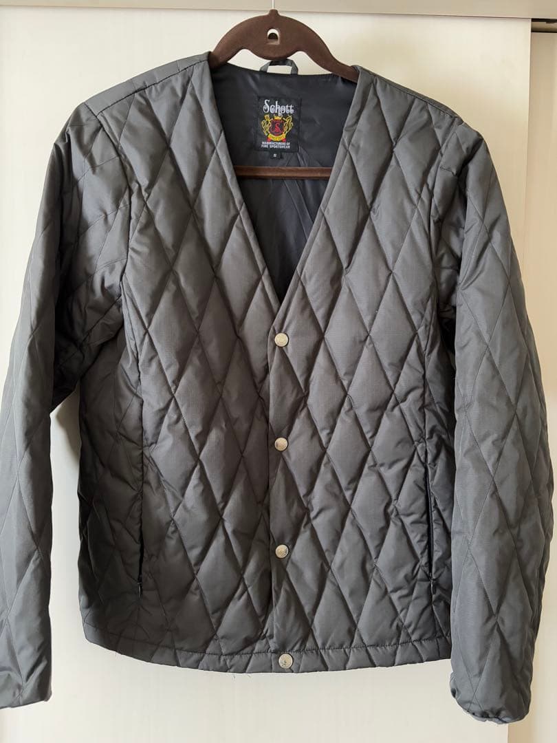 Schott × TAION コラボ ライダースジャケット用インナーダウン