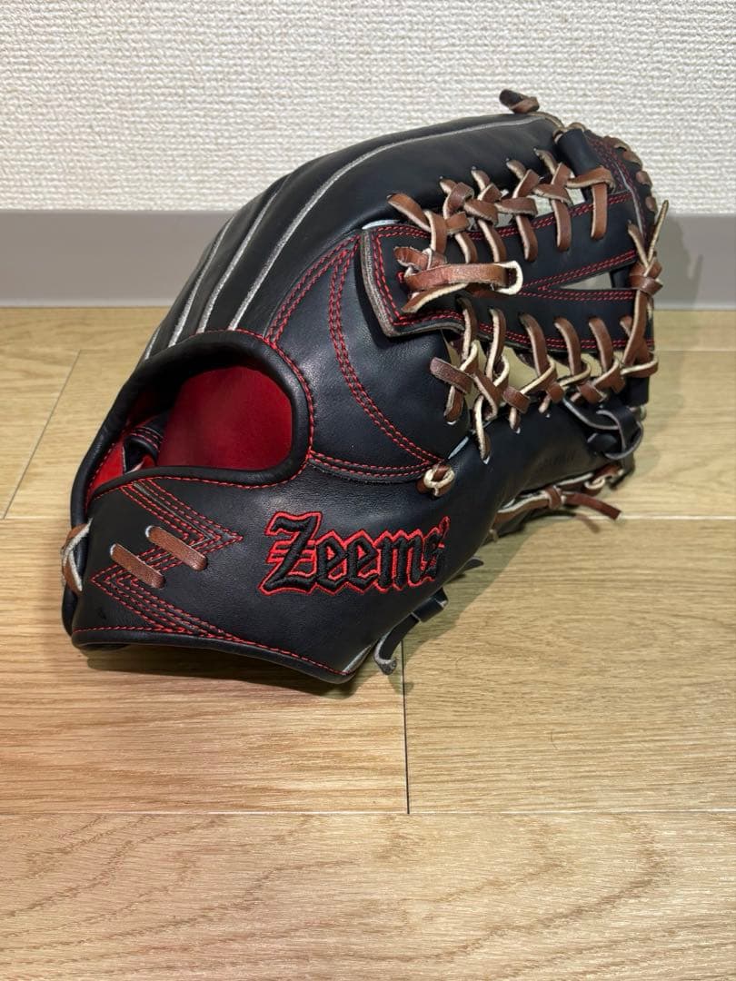 《超良型》Zeems ハイレベルオーダー 軟式外野手用グローブ　三親方シリーズ