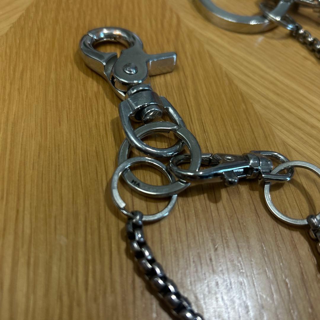 MARTINE ALI ホワイトレザーウォレットチェーン