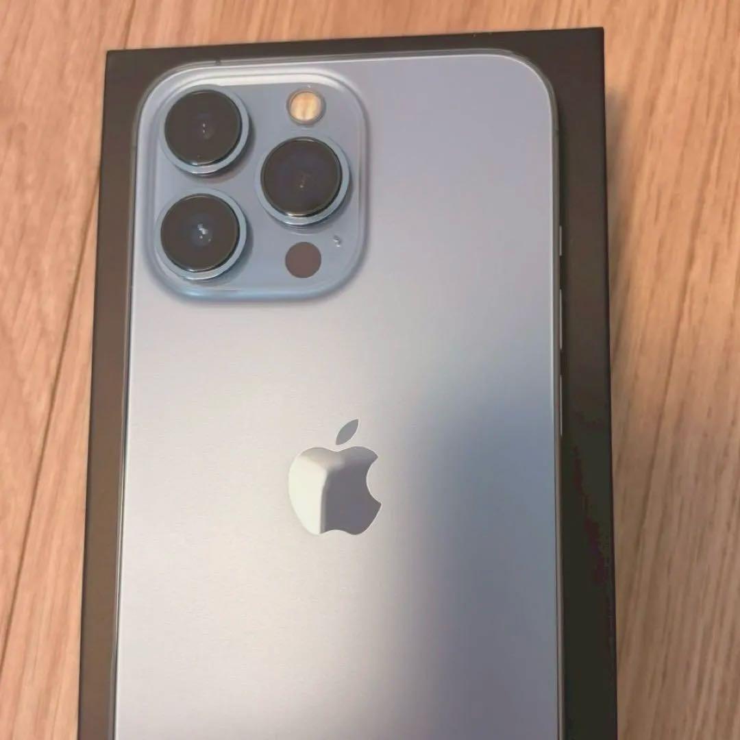 美品　iPhone13Pro シエラブルー　128GB SIMフリー　箱つき