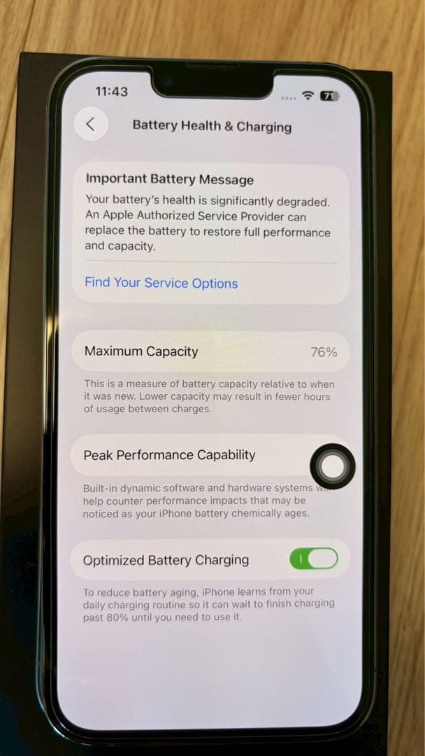 美品　iPhone13Pro シエラブルー　128GB SIMフリー　箱つき