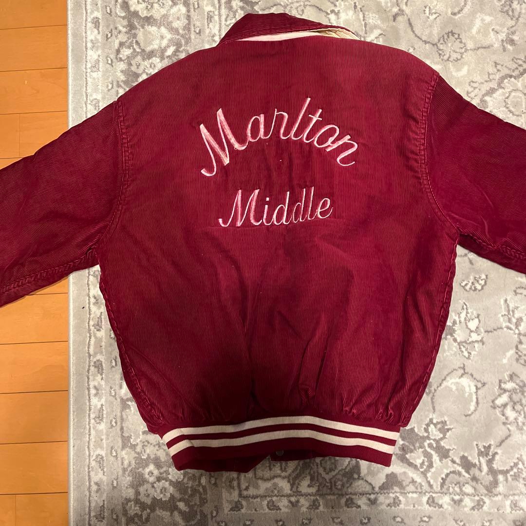 Rennoc USA製 コーデュロイ スタジャン 刺繍 80s 90s