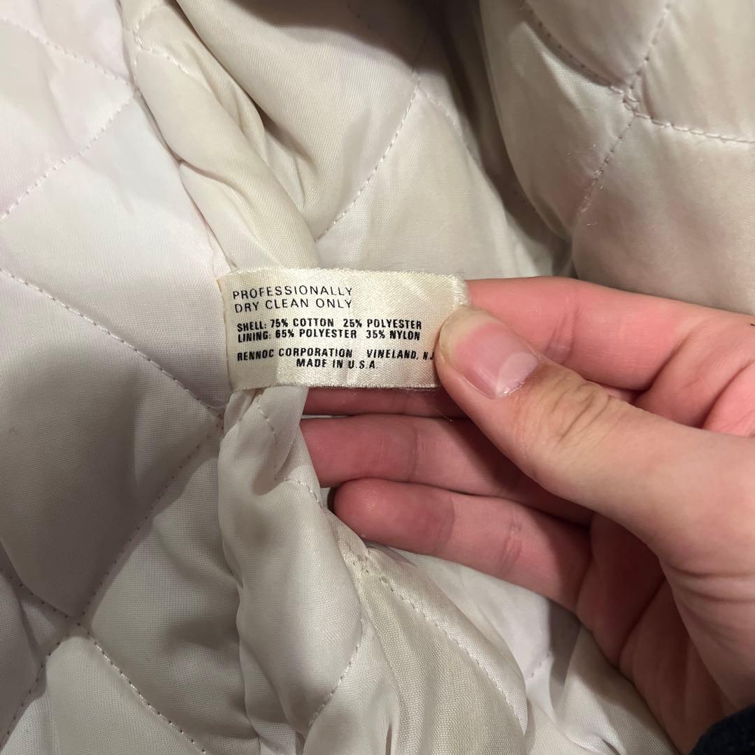 Rennoc USA製 コーデュロイ スタジャン 刺繍 80s 90s