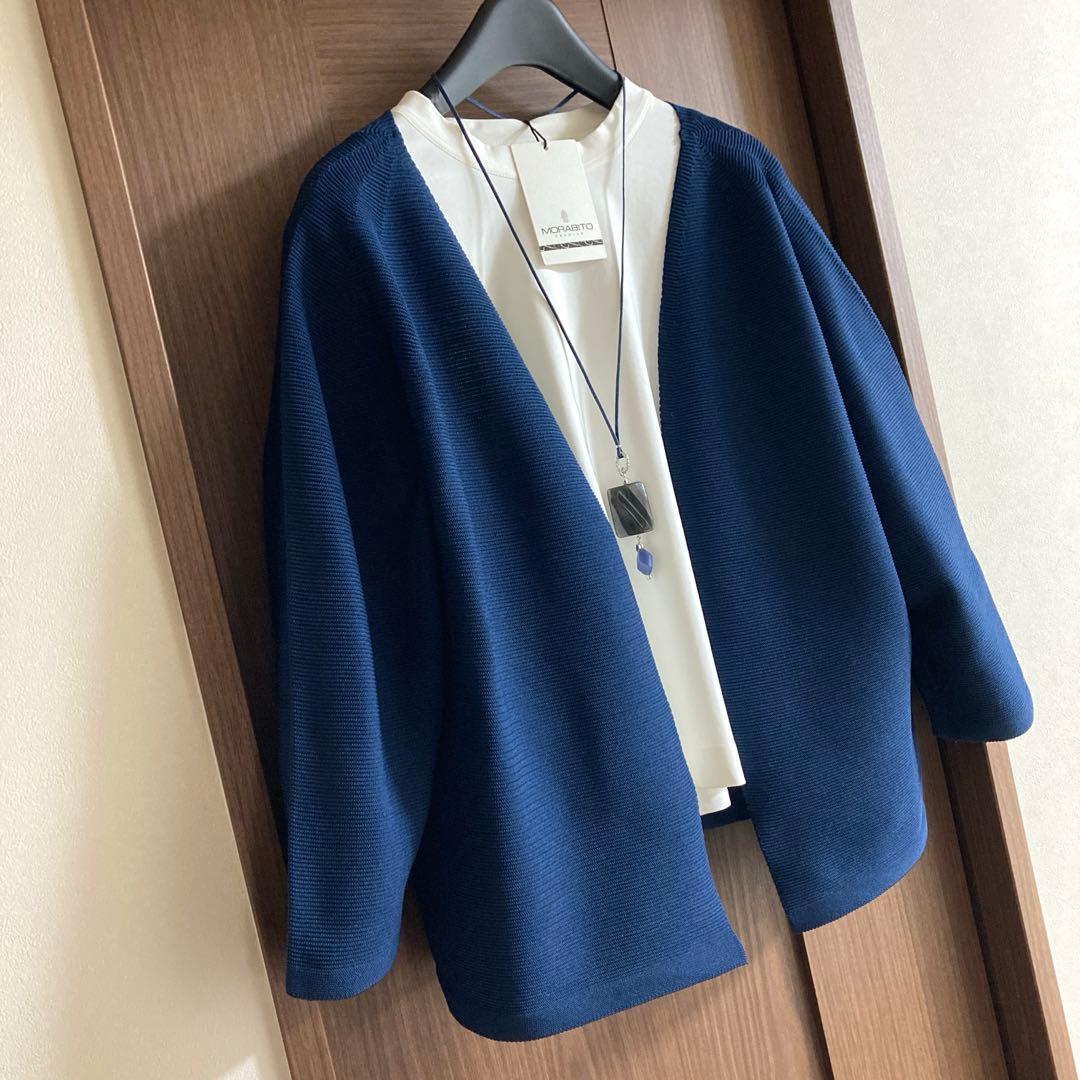 ✨新品¥64900⭐️モラビト✴︎プルミエ⭐️ニットカーディガン✨MORABITO