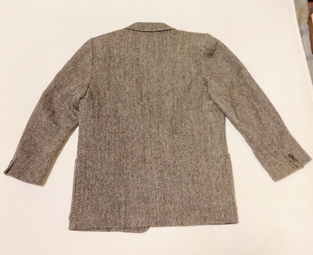 ☆マーガレットハウエル■ツイード■テーラードジャケット■L相当■ブラウン系☆