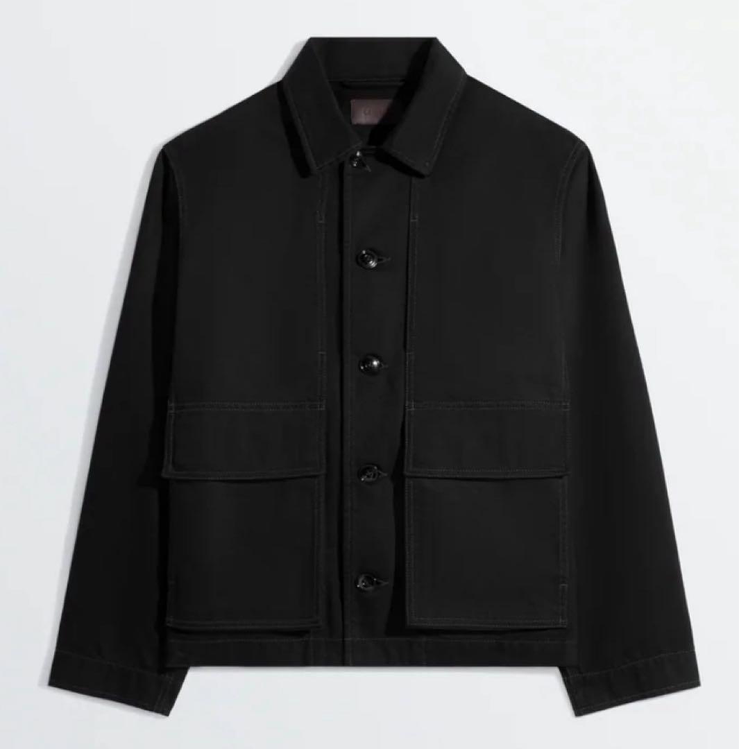 ジャケット・アウター LEMAIRE BOXY JACKET black denim