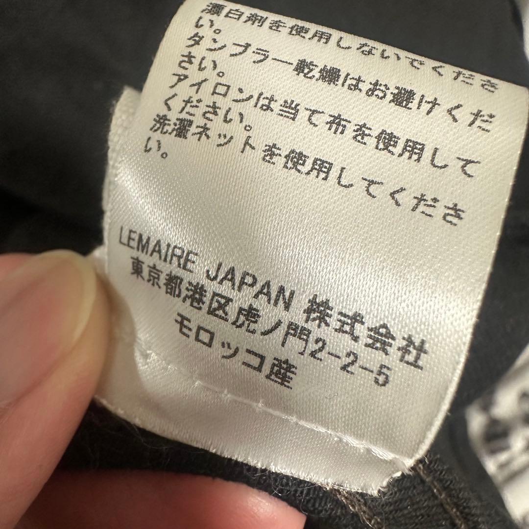 ジャケット・アウター LEMAIRE BOXY JACKET black denim