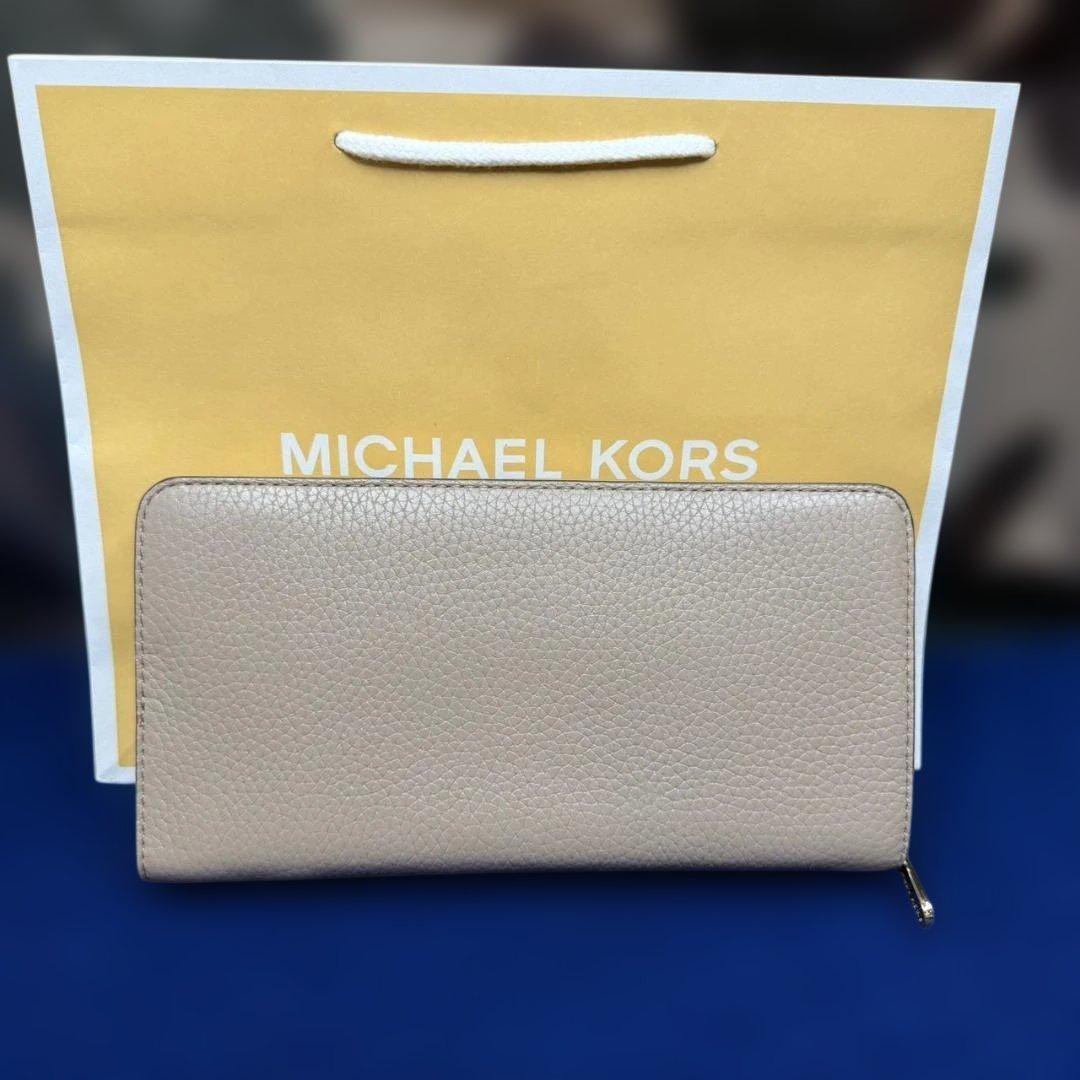 杏*※様 MICHAEL　KORS マイケルコースメタルロゴロングジップ長財布