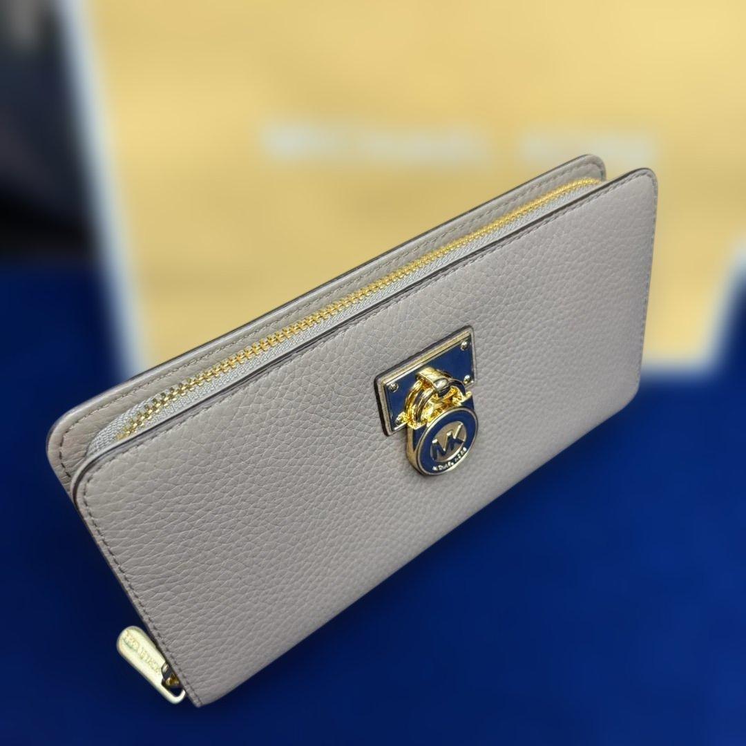 杏*※様 MICHAEL　KORS マイケルコースメタルロゴロングジップ長財布