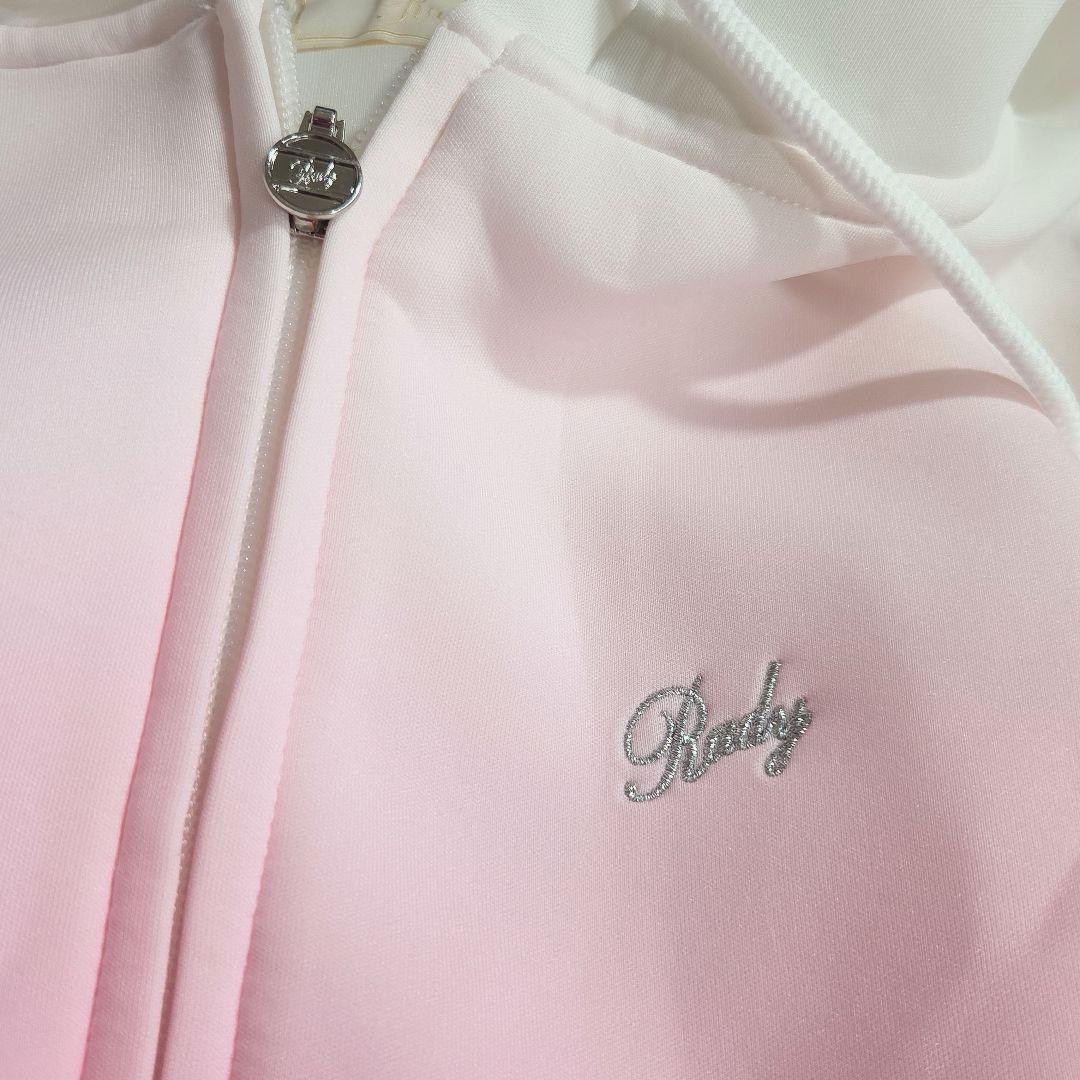 希少◆完売カラー/Rady グラデーションパーカー ピンク【 M 】美品フーディ