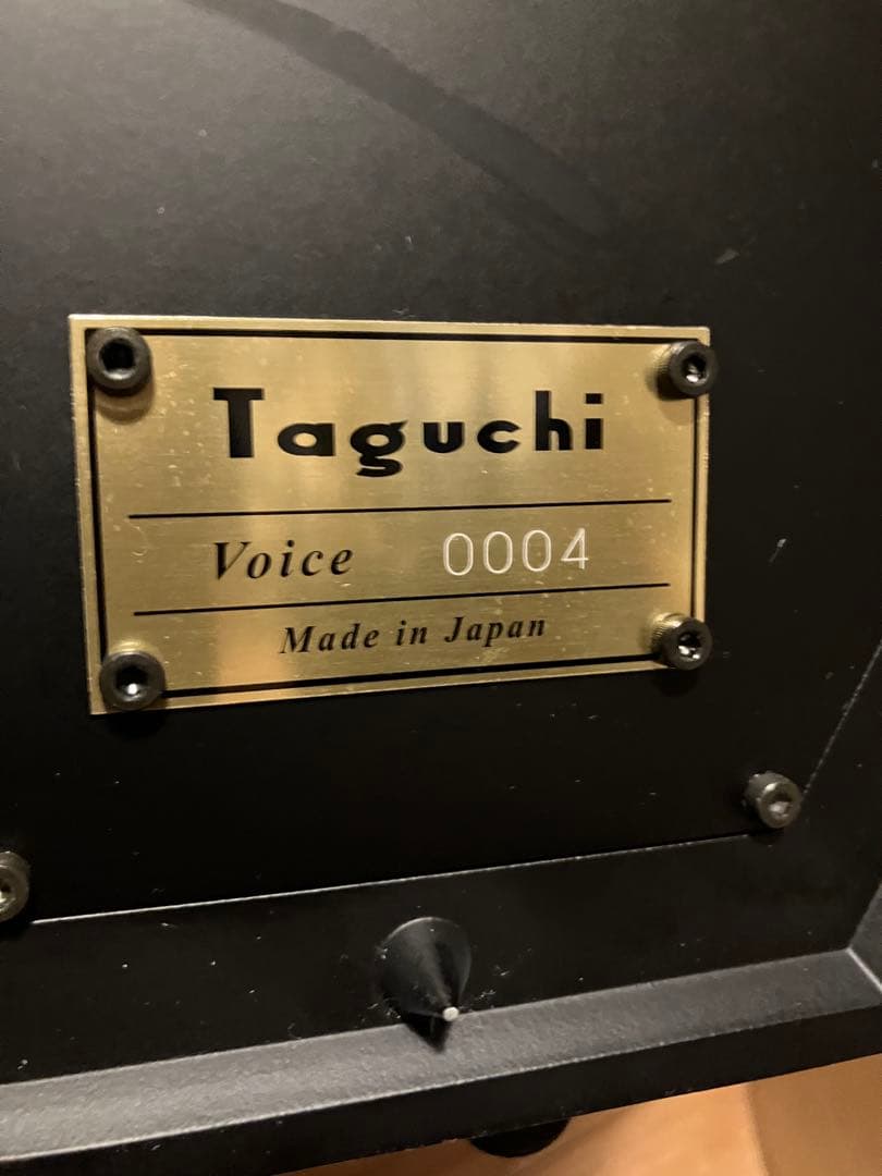希少！Taguchi Voice スピーカー　Made in Japan