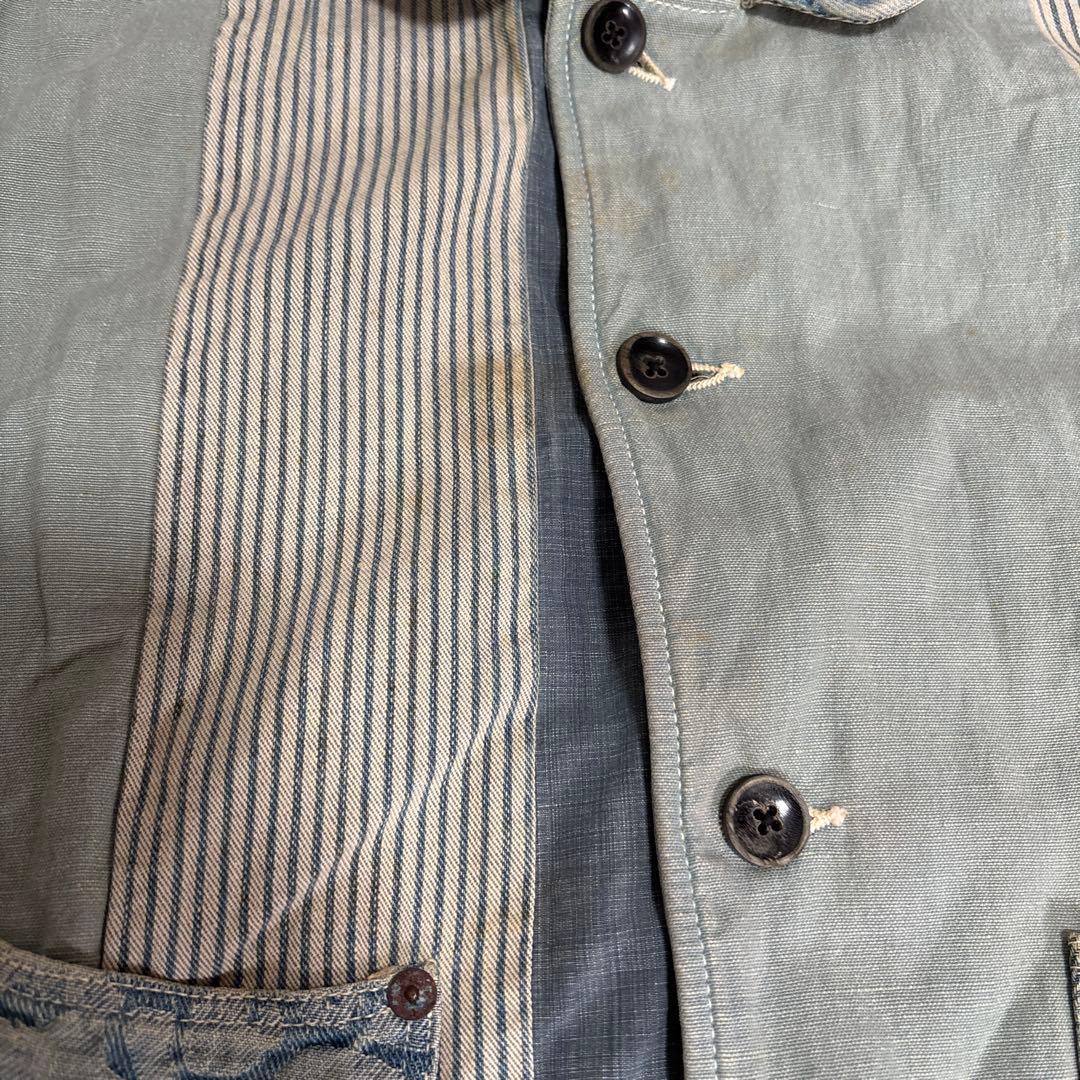 KAPITAL キャピタル 再構築 パッチワーク カバーオール