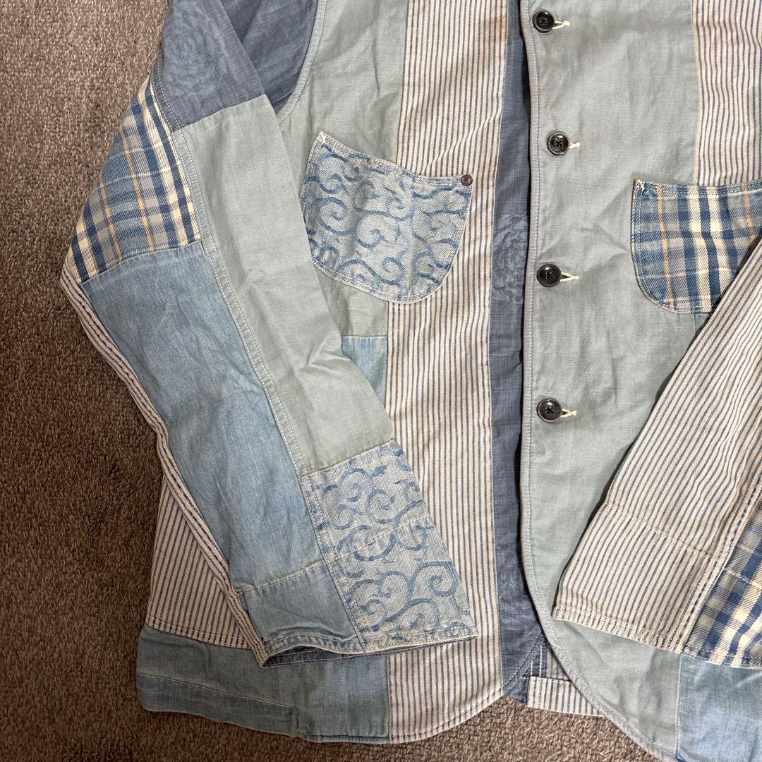 KAPITAL キャピタル 再構築 パッチワーク カバーオール