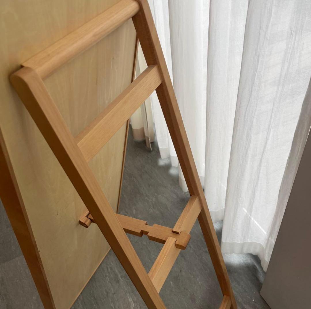 【送料込み】 木製ミラー 職人手作り 国産ブナ 姿見